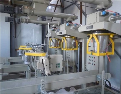 Máquina de embalagem automática de pó de dolomita 25kg 50kg