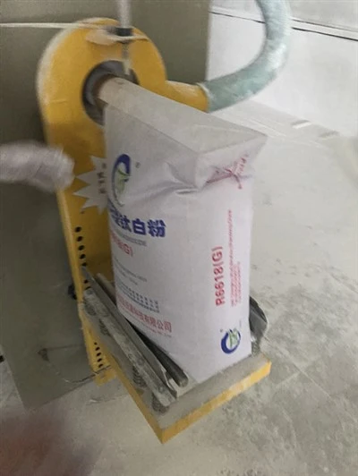 Máquina de embalagem de saco de válvula de TiO2 25kg 50kg