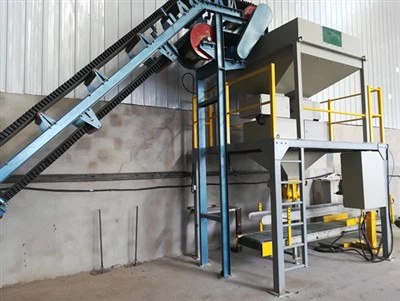 Máquina embaladora de grãos grandes